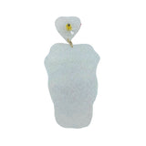 Teacher Fuel Apple Coffee Cup Seed Bead Earrings - School, Beaded (1.5x3in)