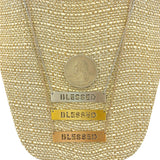 "Blessed" Bar Necklace - Style 3 - Available in 3 Colors