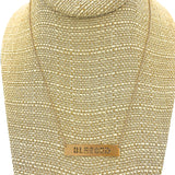 "Blessed" Bar Necklace - Style 3 - Available in 3 Colors