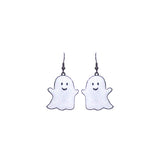 Cute Ghost Earrings (1x2in)