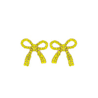 Bow Post Stud Earrings (0.8x0.9in)