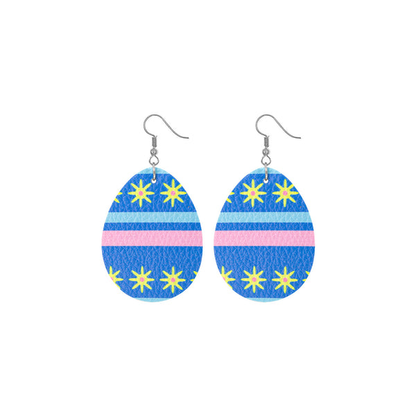 Easter Egg Earrings (1.45x3.07in)