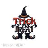 Trick or Treat Halloween Themed Brooch Pin (2x3.75in)