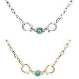 Horse Bit Metal Chain Necklace