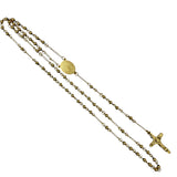 4mm Our Lady of Guadalupe Stainless Steel Rosary - 4 Colors (17in)