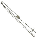 4mm Our Lady of Guadalupe Stainless Steel Rosary - 4 Colors (17in)