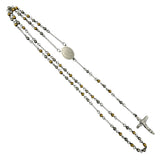 4mm Our Lady of Guadalupe Stainless Steel Rosary - 4 Colors (17in)