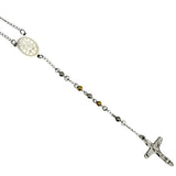 4mm Our Lady of Guadalupe Stainless Steel Rosary - 4 Colors (17in)