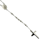4mm San Benito Stainless Steel Rosary - 4 Colors (17in)
