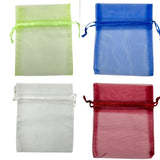 Medium Drawstring Organza Bags - 13 Colors (3.5x4.5in)