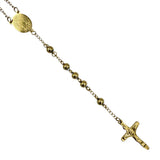 6mm Our Lady of Guadalupe Stainless Steel Rosary - 4 Colors (19in)