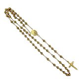 6mm San Benito Stainless Steel Rosary - 4 Colors (19in)