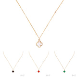 12mm Glass Bead Clover Necklace (16+3in)