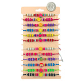Bulk 12 PCS Drawstring Fruit Charm Bracelets (IBR-2420)