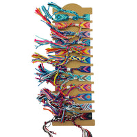Bulk 12 PCS Drawstring Woven Friendship Bracelets (IBR-2921)
