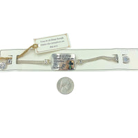 Philippians 14:13 Religious Magnetic Clasp Bracelet (11-5068ASABL)