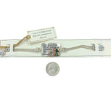 Philippians 14:13 Religious Magnetic Clasp Bracelet (11-5068ASABL)