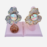 Crystal Flower Stretch Ring (R1330)