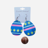 Easter Egg Earrings (1.45x3.07in)