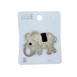 Plated Enamel Colored Elephant Pin Brooch - 4 Colors Available (06710)