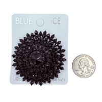 Sunburst Shaped Brooch Pin - 6 Colors (06412)(2.25x2.25in)