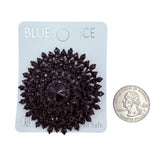 Sunburst Shaped Brooch Pin - 6 Colors (06412)(2.25x2.25in)