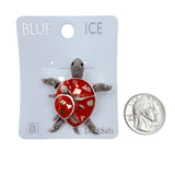 Sea Turtle Brooch Pin (06713)(1.75x2in)