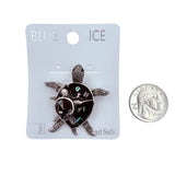 Sea Turtle Brooch Pin (06713)(1.75x2in)