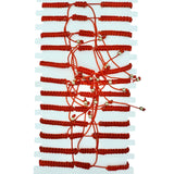 Bulk 12 PCS Red Drawstring Bracelets San Benito (BR4-714-2)