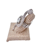 Crystal Snake Stretch Ring (R1294)