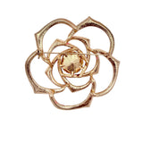Large Crystal Rose Pin Brooch - 2 Colors (P1417)(3x3in)