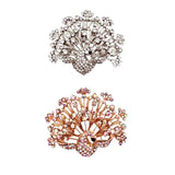 Crystal Peacock Brooch - 2 Colors (2.5x2.25in)