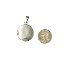 Stainless Steel Saint Michael Protect Us Pendant (1.2x1.5in)