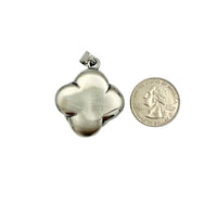Stainless Steel Rose Pendant (1.25x1.75in)