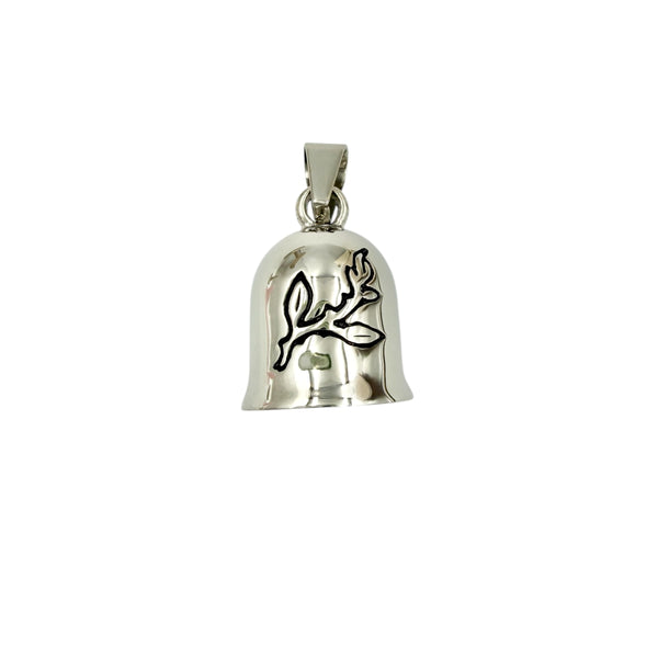 Stainless Steel Bell Pendant (0.75x1.5in)