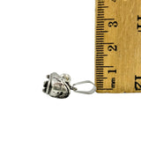 Stainless Steel Football Soccer Themed Pendant (3714)(1.25x0.75in)