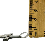 Stainless Steel Crucifix San Benito Pendant (6049)(0.75x2in)