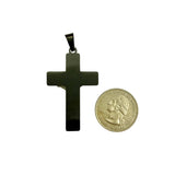Stainless Steel Cross Crucifix San Benito Pendant (5069)(1.25x2in)