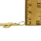 Stainless Steel Padre Nuestro Cross Pendant (5066)(1x2in)