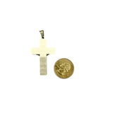 Stainless Steel Cross Crucifix San Benito Pendant (5081)(1.25x2in)