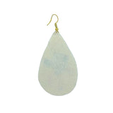 Best Teacher Teardrop Seed Bead Earrings - School, Beaded (1.5x3in)