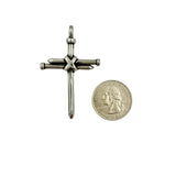 Stainless Steel Nail Cross Pendant -3 Colors (1226)(1.5x2.25in)