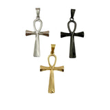 Stainless Steel Onk Cross Pendant -2 Colors (3433)(1x2in)