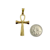 Stainless Steel Onk Cross Pendant -2 Colors (3433)(1x2in)