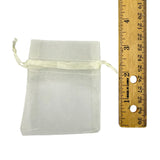 Small Drawstring Organza Bags - 9 Colors (2.5x3.5in)