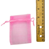 Small Drawstring Organza Bags - 9 Colors (2.5x3.5in)