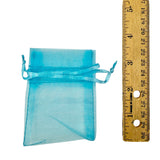 Small Drawstring Organza Bags - 9 Colors (2.5x3.5in)
