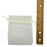 Medium Drawstring Organza Bags - 13 Colors (3.5x4.5in)