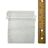 Medium Drawstring Organza Bags - 13 Colors (3.5x4.5in)