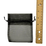 Medium Drawstring Organza Bags - 13 Colors (3.5x4.5in)